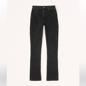 Abercrombie black curve love high rise skinny jeans